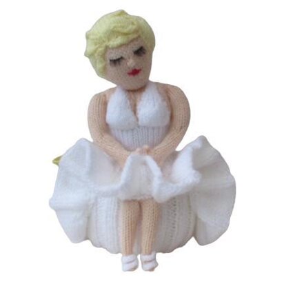 Marilyn Monroe Tea Cosy Knitting Pattern