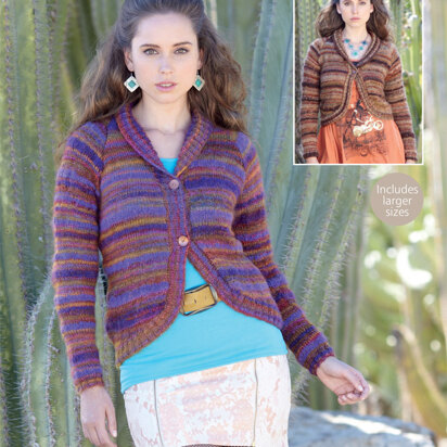 Lady's Cardigans in Sirdar Divine - 7179 - Downloadable PDF