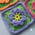 Floral Granny Square