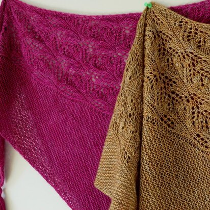 Peace Flower Shawl - knitting pattern