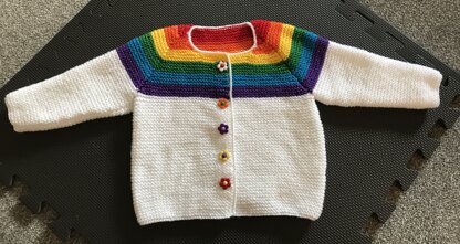 Sophia rainbow cardigan