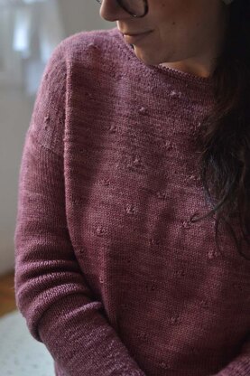Flora Jumper by Melody Hoffmann - Knitting Pattern For Women in The Yarn Collective