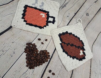 Coffee Lover C2C Potholder