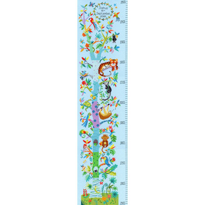 Bothy Threads Tropical Height Chart  Cross Stitch Kit - 25 x 102cm