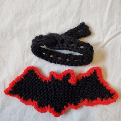 Bat Collar Harness Knitting Pattern
