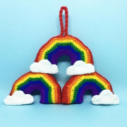 Rainbow and cloud mobile