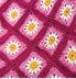 Pink Daisy Blanket and Cushion Pattern