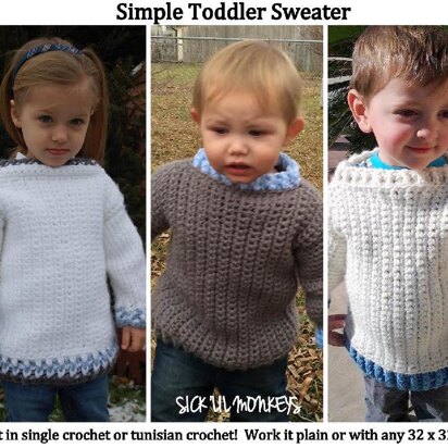 Simple Toddler Sweater