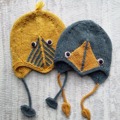 Birdy Hat - knitting pattern