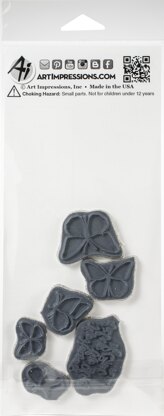 Art Impressions Bible Journaling Watercolor Rubber Stamps - Butterfly
