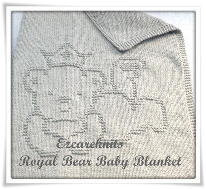 Royal Bear Baby Blanket