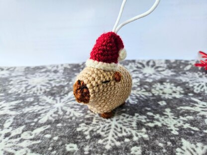 Capybara Christmas Ornaments