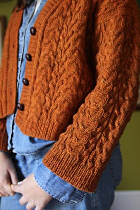 Smoked Orange Cardigan