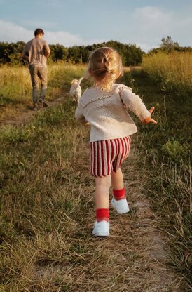 Candy Cane baby shorts crochet pattern