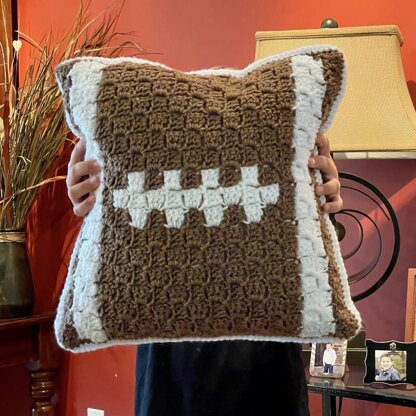 I Love Football Pillow