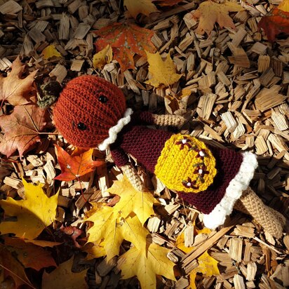 Pumpkie Pumpkin Doll Crochet Amigurumi pattern