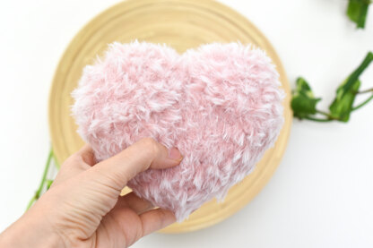 Furry Pink Heart