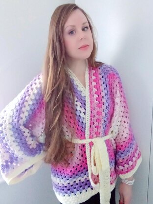 Crochet Kimono Hexagon Cardigan Pattern