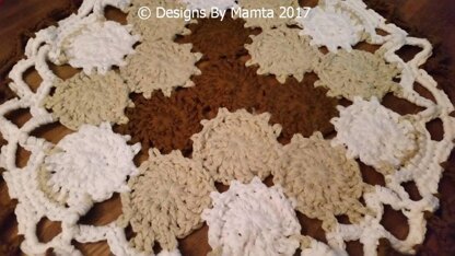 Crochet Doily Rug Pattern Earth Mandala