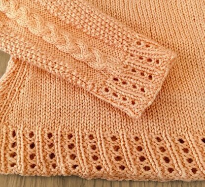 Melon sorbet sweater