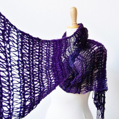 Lace Scarf, Drop Stitch Scarf