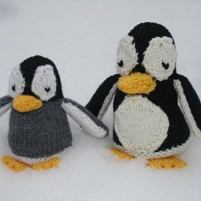 Perceval and Peppy Penguin - knitting pattern