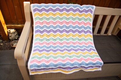 Ice cream ripple blanket