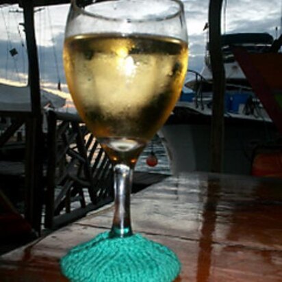 Wine Glass Slip-on Coaster