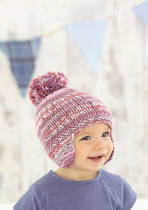 Beret, Helmet and Hats in Sirdar Snuggly Baby Crofter Chunky - 4781 - Downloadable PDF