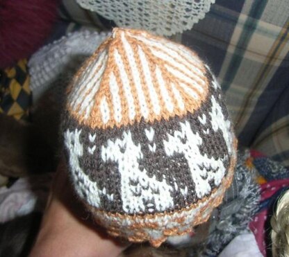 Giraffe kids beanie