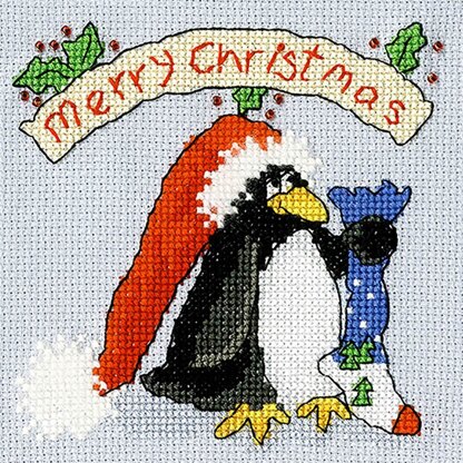 Bothy Threads PPP Please Santa Cross Stitch Kit - 10 x 10cm