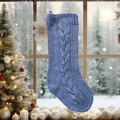 Cable Christmas Stocking