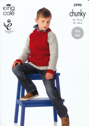 Sweaters in King Cole Comfort Chunky - 3990