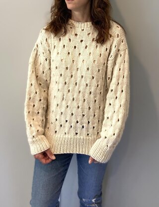 The Eyelet Sweater