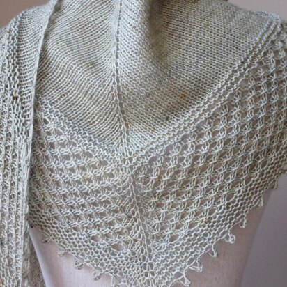 Ghost Gardens Shawlette