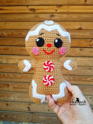 Doll Gingerbread Boy amigurumi