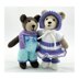 Amy & Oscar teddy bears knitting pattern 10984