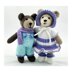 Amy & Oscar teddy bears knitting pattern 19084