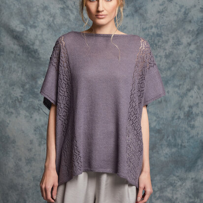 Okra Poncho in Rowan Fine Lace - ZB298-00005-FR - Downloadable PDF