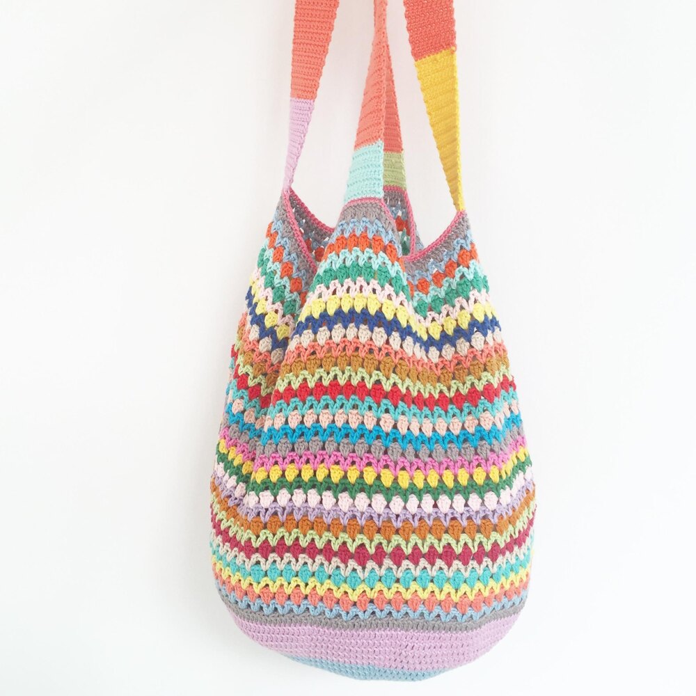 Colourful beach bag sale