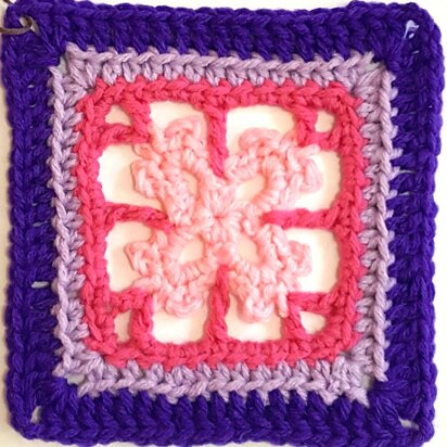 Priscilla Tyler Afghan Square