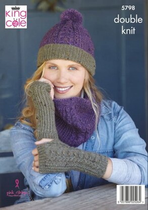 Accessories in King Cole Homespun DK - P5798 - Leaflet