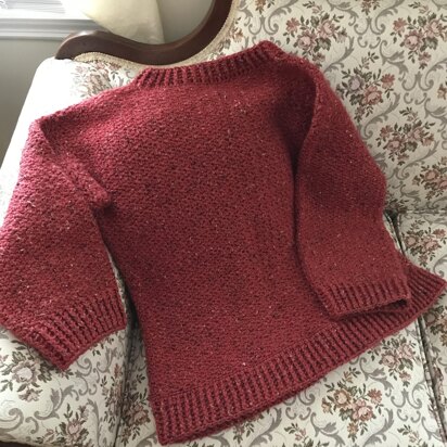 My First Crocheted Sweater