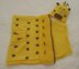 Giles Giraffe Baby Car Seat Blanket + Hat