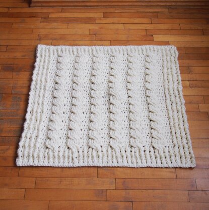 Very winter Cable blanket