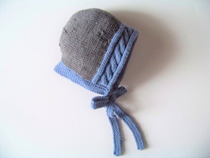 Cable baby bonnet
