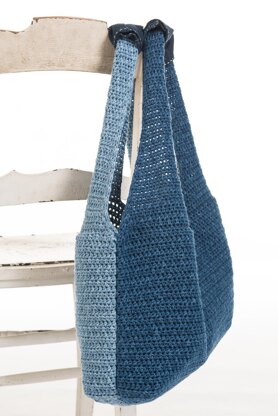 Denim shoulder bag