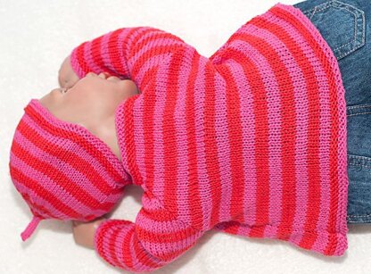 Baby cardigan and hat