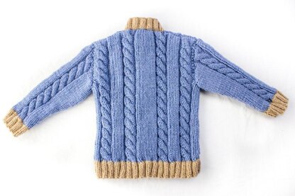 Cable Cardigan With Optional Hood