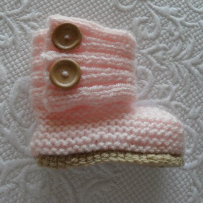 Baby Pink Booties